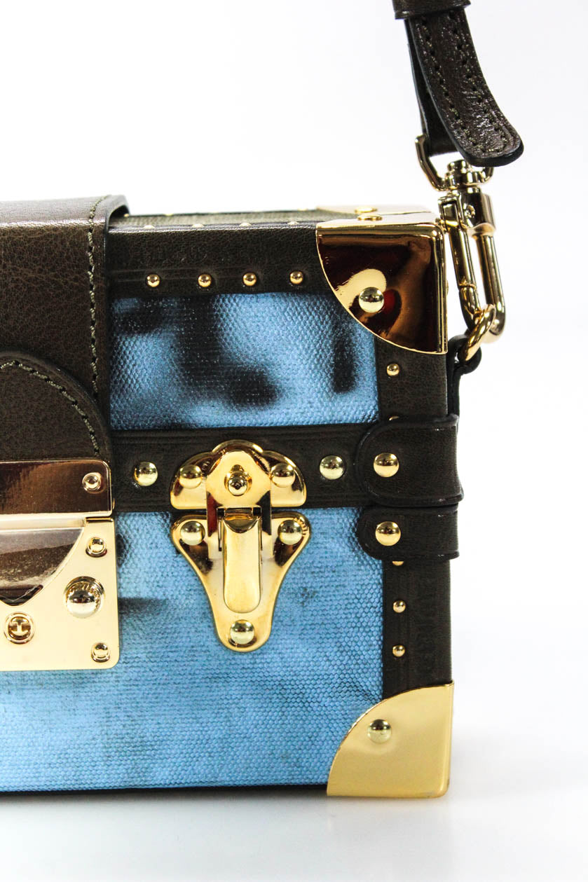 Readymade 2020 Nano Trunk Case Crossbody Bag Green Gold Blue - Shop Linda's  Stuff