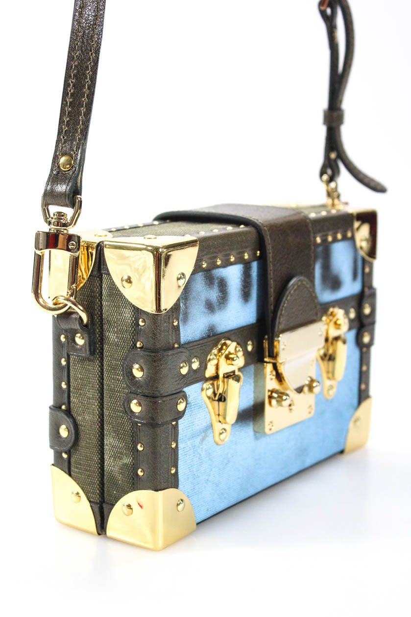 Readymade 2020 Nano Trunk Case Crossbody Bag Green Gold Blue - Shop Linda's  Stuff