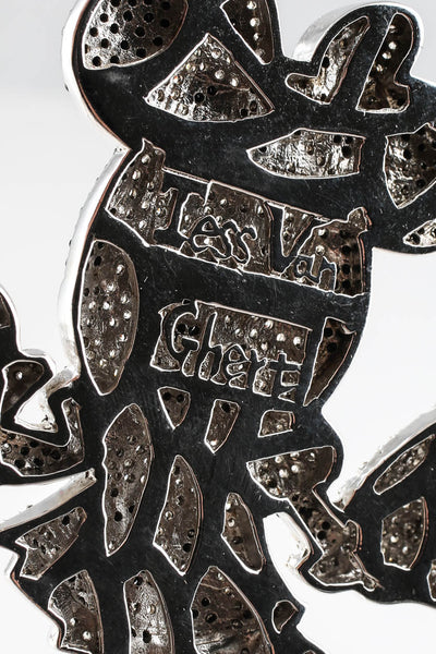 Tess Van Ghert Sterling Silver Cubic Zirconia Minnie Pendant 26" Necklace