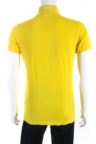 DSQUARED2 Mens Cotton Logo Tee Shirt Top Yellow Size Small