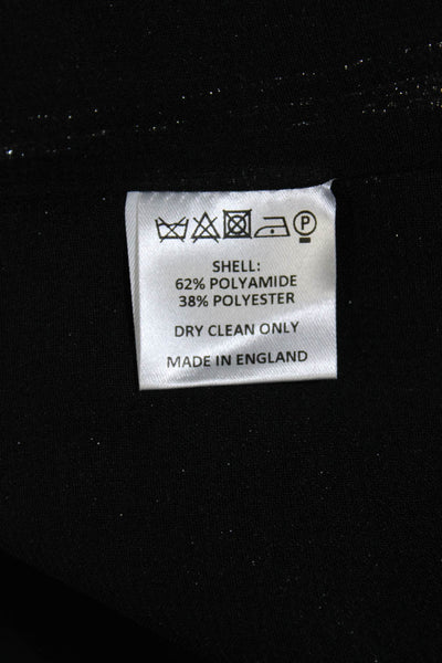 Layeur Women's Oversized Crew Neck Glitter Sweatshirt Silver Size FR52